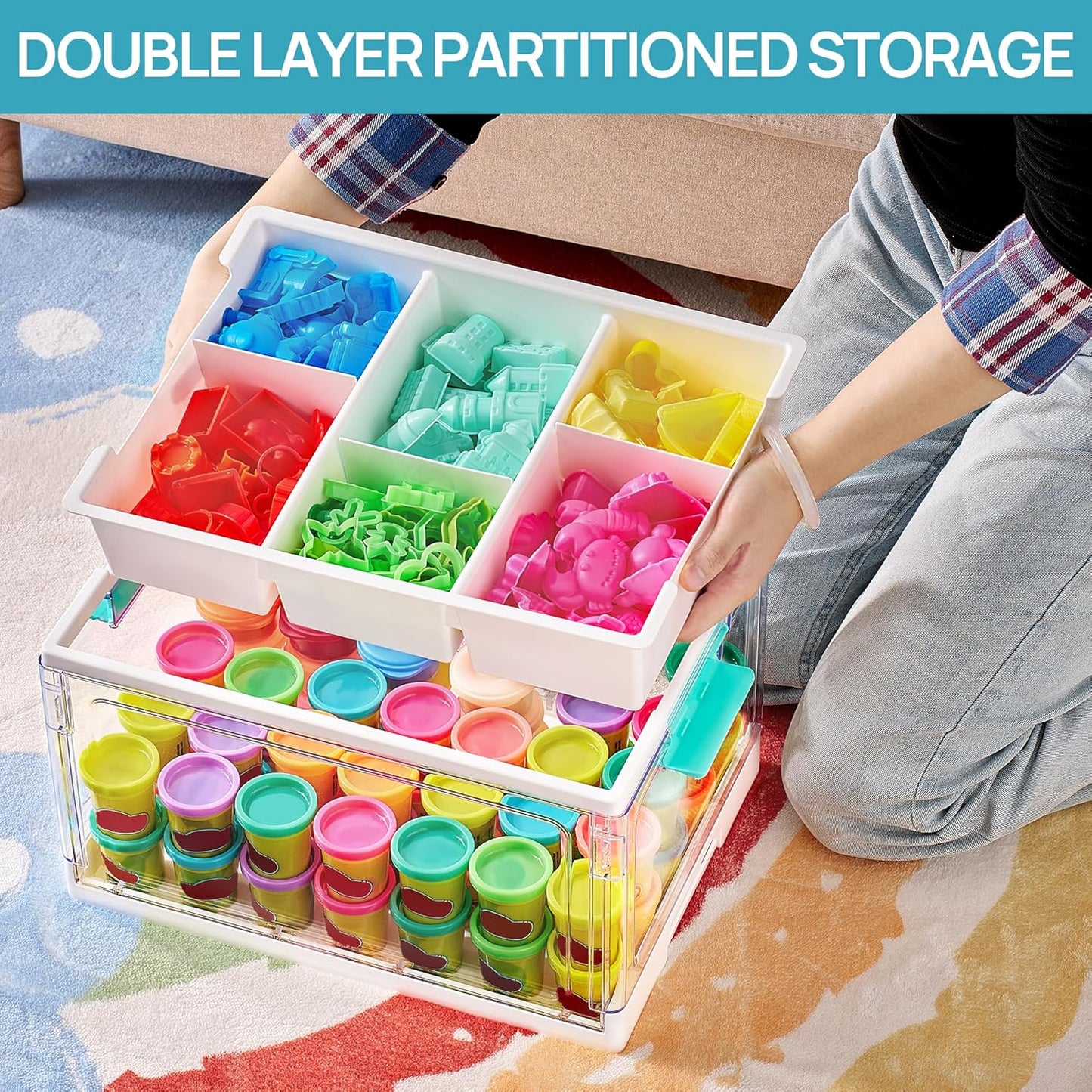 ClearSpace Organizer™ | 2-Layer Foldable Storage Box