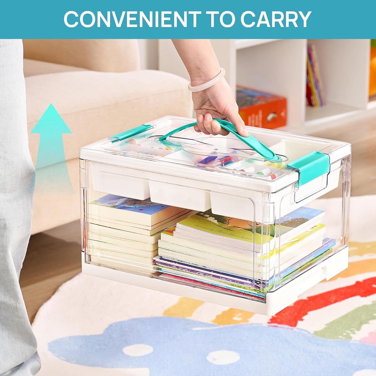 ClearSpace Organizer™ | 2-Layer Foldable Storage Box